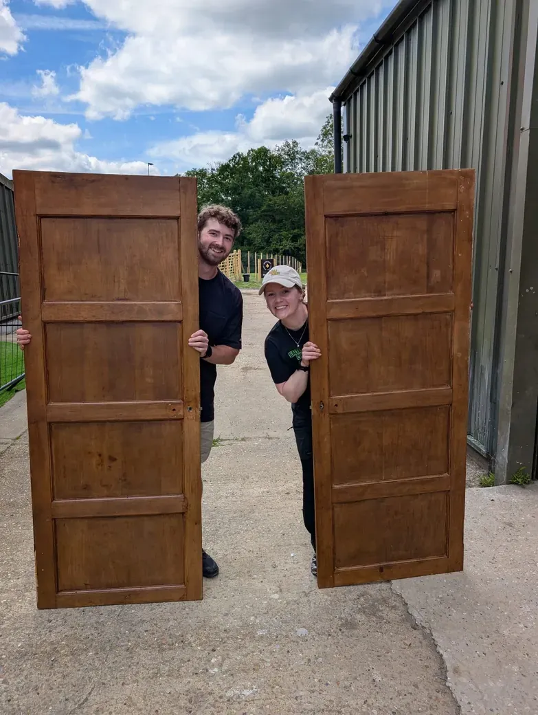 Look at those lovely toilet doors!