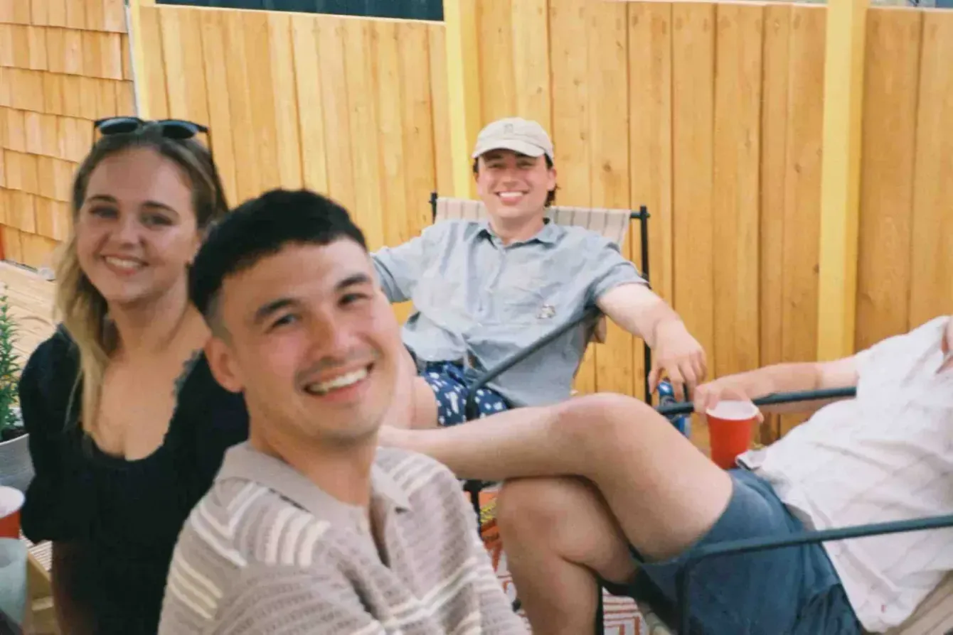 A private group together at Balta Chill